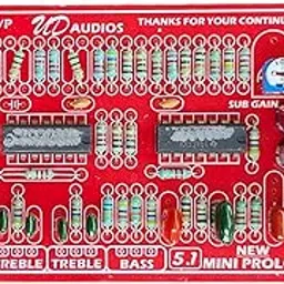 Generic Ultra Digital 5.1 Mini Prologic Board. 5.1 Home Theater Amplifier. Inbuilt FR,FL Tone Control. Subwoofer Adjustable Preset, Surround L.R And CEN Out. 15V to 40V DC Max Dual Supply-image-38
