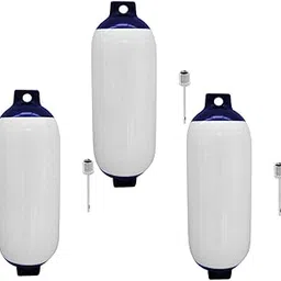 The Style Sutra 3pcs Marine Boat Fender Premium PVC Bumper Dock Shield Protection Blue White|Motors | Parts & Accessories | Boat Parts |3 Pieces Boat Fender-picture-32