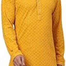almora Men Rayon Cotton Mandarin Collar Ethnic Motifs Embroidered Long Regular Kurta-picture-50