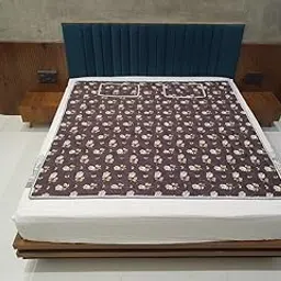 PANKHUDI ENTERPRISE Bio Magnetic Mattress Topper/Pad & with 1 Pillow Pad Magnetic Therapy (Brown,6 x 6 feet)-image-17