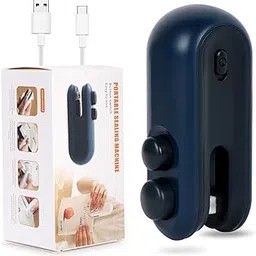 ZInley Portable Mini Sealing Machine 2 in 1 USB Rechargeable Magnetic Heat Sealer And Cutter for Food Storage Packing Machine - Handy Vacuum Sealer For Snacks, Chips, Plastic Bags - Multicolor-picture-20