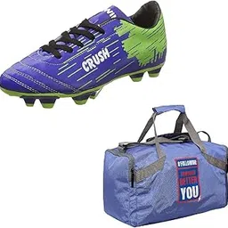 Charged Sports Bag Bouclier Follow Me Senior Purple With Gowin Football Shoe Crush Blue Green Size-6-picture-24