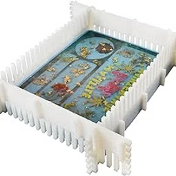 Fuerlun 4Pcs Adjustable Silicone Resin Mold Border Holder Bracket for Mold Housing-picture-32