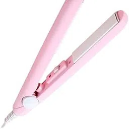 Mini Hair Straightener and Curler 2-in-1 — Portable Electric Flat Iron for Straightening & Curling Hair, Dual-Use Ceramic Hair Styling Tool for Women-image-17
