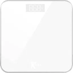 K-Life WS-103 Digital Personal Electronic Body Weight Machine for Human Body 180kg Capacity Weighing Scale, White-image-0