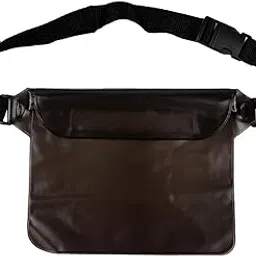 Waterproof Fanny Pack Waist Bag Waterproof Bag for Surfing Beach Water Park Black Sporting Goods|| Water Sports|| Kayaking, Canoeing & Rafting|| Accessories-image-32