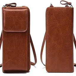 momisy Multi-Function Crossbody bags for Women Mobile Cell Phone Holder Card Pocket Bag Stylish PU Leather Sling Bags for Women Girls Purse Wallet Mini Shoulder Bags-picture-22