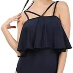 poftik Women's Padded Sleeveless One Piece Swimsuit-picture-32
