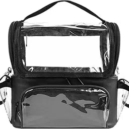 SECRET DESIRE Makeup Brush Case with Removable Divider Waterproof with Handle Professional Black|Makeup|Makeup Bags & Cases-image-2