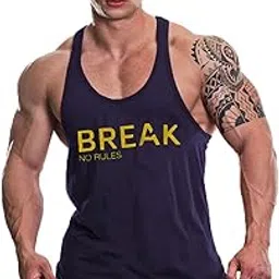 THE BLAZZE 0059 Men's Tank Tops Muscle Gym Bodybuilding Vest Fitness Workout Train Stringers-picture-23