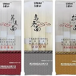UMAI Oriental Noodles Combo Pack of Soba Noodles, Udon Noodles, Ramen Noodles-picture-31