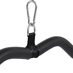 UJEAVETTE® Cable Attachment Tricep Rope Handle Push Pull LAT Row Bar Gym Accessory-image-65