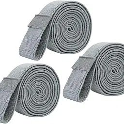 Loom Tree Woven Cotton Blend Yoga Strap Stretch Out Dance Stretch Band Gray-picture-14