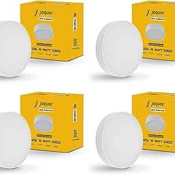 Jaquar 18W LED Gem Trimless Round Surface Mount Down Light | No False Ceiling Required | Cool Day Light (6500K) | (Pack of 4)-image-6