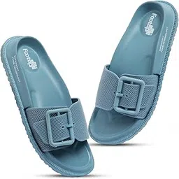 foot up Women’s Soft Buckle Slides | Orthopedic Anti-Skid Slippers | Lightweight Comfort Sandals for Indoor & Outdoor Use | Stylish Slip-On Everyday Wear Footwear-picture-21