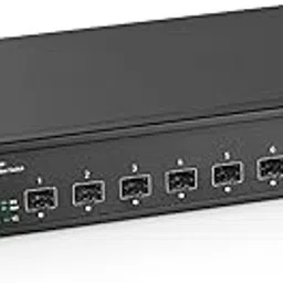 MokerLink 8 Port 10G SFP+ Unmanaged Fiber Switch, 1G/10G SFP Slot, 160Gbps Bandwidth Desktop|Rackmount Network Switch-picture-35