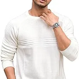 maniac || Mens || Solid || Round Neck || Raglan || Cotton || Full Sleeve || Sweatshirt-picture-13