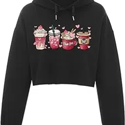 absolute defense Crop Hoodie Sweatshirt Women Casual Stylish Cute Latest White Black Pink Lavender Beige Girl-picture-17