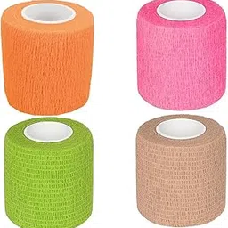Pet Needs Bandage Wrap for Dogs Wound Wrap Self-Adhesive Non-Woven Tape for Legs, Paws, Wounds |Gauze First Aid for Dogs, Cats, Horses, Birds and Guinea Pigs (PACK OF 4)-picture-38