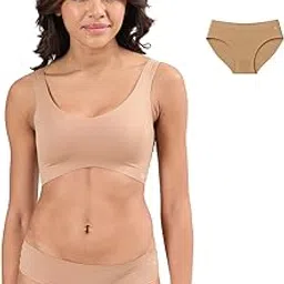 krvvy Pack of 2 Seamless Bikini Underwear | Low-Rise, Low Coverage Panty for Women with 100% Cotton Gusset | Ultrasoft Fabric for All Day Comfort-picture-10
