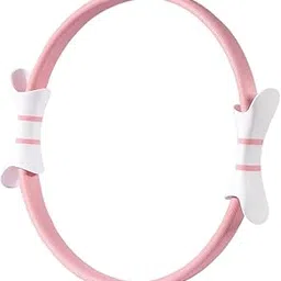 ATORSE Pilates Resistance Ring Yoga Circle Dual Handles Training for Fitness Thighs Pink-picture-19