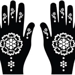 Mehandi Tattoo Set by – Temporary Art Designs for Hand, Finger, Body & Face_ Simple Stickers for Women, Girls, and Kids,Ideal for Festivals and Functions |A1_33-picture-52