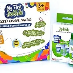 dabble Colouring & Story Art Kit for Kids | Non-Toxic Glue for Toddlers | Reusable Painting Sheets & Story Cards | Paints Toddlers Kit with Animal Scenes | Educational Craft Activity | Perfect Art Gift for Kids-picture-22