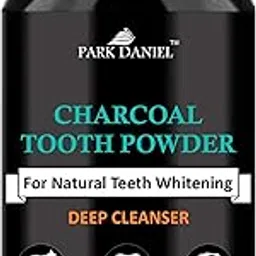 Park Daniel Charcoal Teeth Lightening Powder - Naturally Whiten Teeth, Removes Stains & Removes Bad Breath (50 Gms) image 1