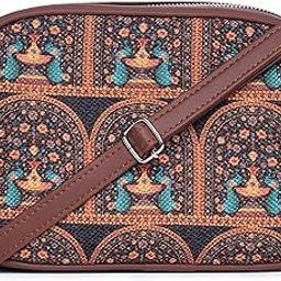 zouk Handmade Vegan Leather Women's Sling Cross-Body Bags With Adjustable Shoulder Strap-picture-8