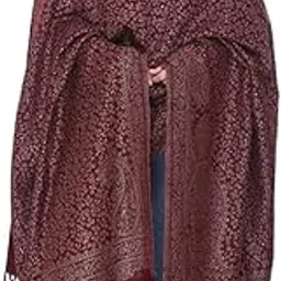 Ss traders zari woven kashmiri kani woollen shawl for women-picture-51
