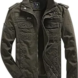 l'monte Men's Imported Cotton Cargo Winter Jacket – Fleece Lining, Windproof Design, and Stylish Casual Outerwear-picture-14