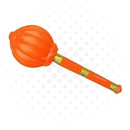 Atishay Retail Super Hanuman Gada Toy for Kids | Plastic Bheem Gada | Dussehra Toy | Material Plastic | Colour - Orange (Small) - 12 .5 Inch Length.(32 Cm) | Age 1+-picture-34