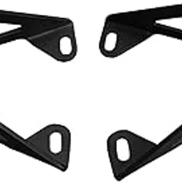 Autobrand - Shocker Fog Clamp Light Brackets for Inerceptor & Himalayan All Models, Set of 2. (Black).-image-48