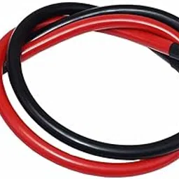 4 AWG 12-Inch Power Battery Cables with 3/8" Lugs Terminals,Pure Copper Battery Inverter Cables Set, 4 Gauge x 12" (1 Black & 1 Red) for Marine Solar ATV Lawn Mower RV Car Motorcycle (12-Inch)-picture-17