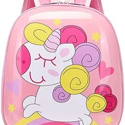 syga Children's School Bag PVC Backpack Kids Cartoon Animal Multi-Purpose Bag for Toddlers Kids Preschool Backpacks (Unicorn)-picture-23