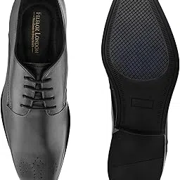 feleloz london Men’s Genuine Italian Leather Formal Shoes | Office Wear Dress Shoes with Leather Lining & Durable TPR Sole | Premium Stylish Business Shoes-picture-11