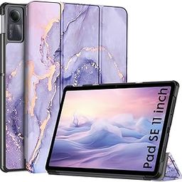 Robustrion Cover for Redmi Pad SE 11 inch Cover Case, Trifold Flip Stand Cover Case for Redmi Pad SE 11 inch Tablet [Auto Sleep/Wake Support] - Marble Lilac-picture-7