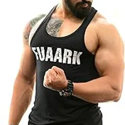 fuaark Classic Men's Regular Fit Gym Tank Tops Sports Sleeveless Vest-picture-56