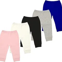 lenam Baby Cotton Soft Pants/Diaper Fit/Pyjama/Leggings/Trackpants(Pack of 5) image 1