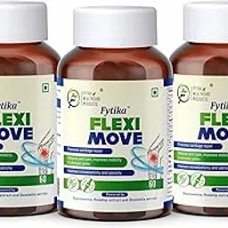 FYTIKA HEALTHCARE PRODUCTS Flexi Move Tablets|Support Your Bone, Joint, And Cartilage Health|For Men & Women (Pack Of 3) - 60 capsules, 3 count-picture-18