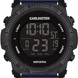 Digital Sports Watch Chronograph, Dual Time, Alarm, Calendar, Stopwatch, Water-Resistant, Split Timer, Shock-Resistant, Back Light Display. The Perfect Watch for Men - CT 9133 Series-image-93