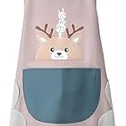 Kitchen Polyester Cooking Apron with Big Front Pocket | Oil and Waterproof Multipurpose Kitchen Apron for Chef, Salon, Men, Women (Multicolor) Pack Of 1-picture-25