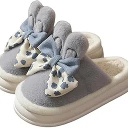Women Winter Slippers | Warm & Cozy Indoor House Slippers with Soft Fur Lining | Anti-Slip Sole for Home Use Footwear-image-26
