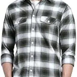 Dennis Lingo Men's Cotton Casual Shirt,Full Sleeve Slim Fit Spread Collar-image-46