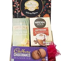 Ghasitaram Gifts Jaiccha Mother's Day - Gifts Tea Coffee Cookies Hamper Box |Diwali,Holi,Valentine,Birthday,Anniversary,Gift for Her,Him,Mothers Day,Fathers Day|-image-28