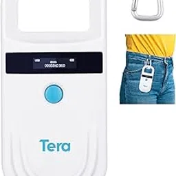 Tera Pet Microchip Reader Scanner with D-Ring RFID Portable Animal Chip ID Scanner with OLED Display Screen Rechargeable Data Storage Tag Scanner EMID FDX-B(ISO11784/85) for Dog Cat Animal Management-picture-70