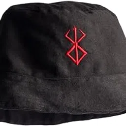 Unisex Berserk Anime Sacrifice Bucket Hat, Anime Embroidered Hat for Men and Women Black-image-14