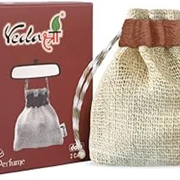 VEDASHREE Jute Bag Hanging Car Perfumes, Dark Fragrance, Organic Air Fresheners And Car Perfumes - Bar-picture-13