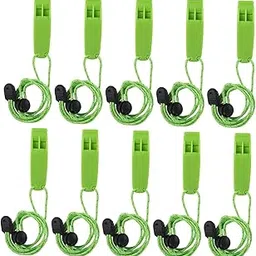 CALANDIS™ 10 Pieces Emergency Whistle Safe Whistle for Kayak Mountain Climbing Green | Safety Whistles | Emergency Gear | & Hiking | Outdoor Sports-image-64