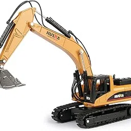1/50 Scale Diecast Crawler Excavator, Metal Construction Vehicle Models Toys for Kids (Crawler Excavator)-picture-13